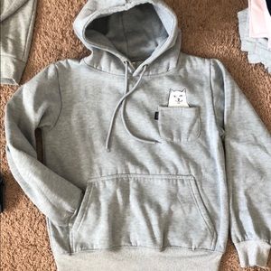 Grey rip n dip hoodie